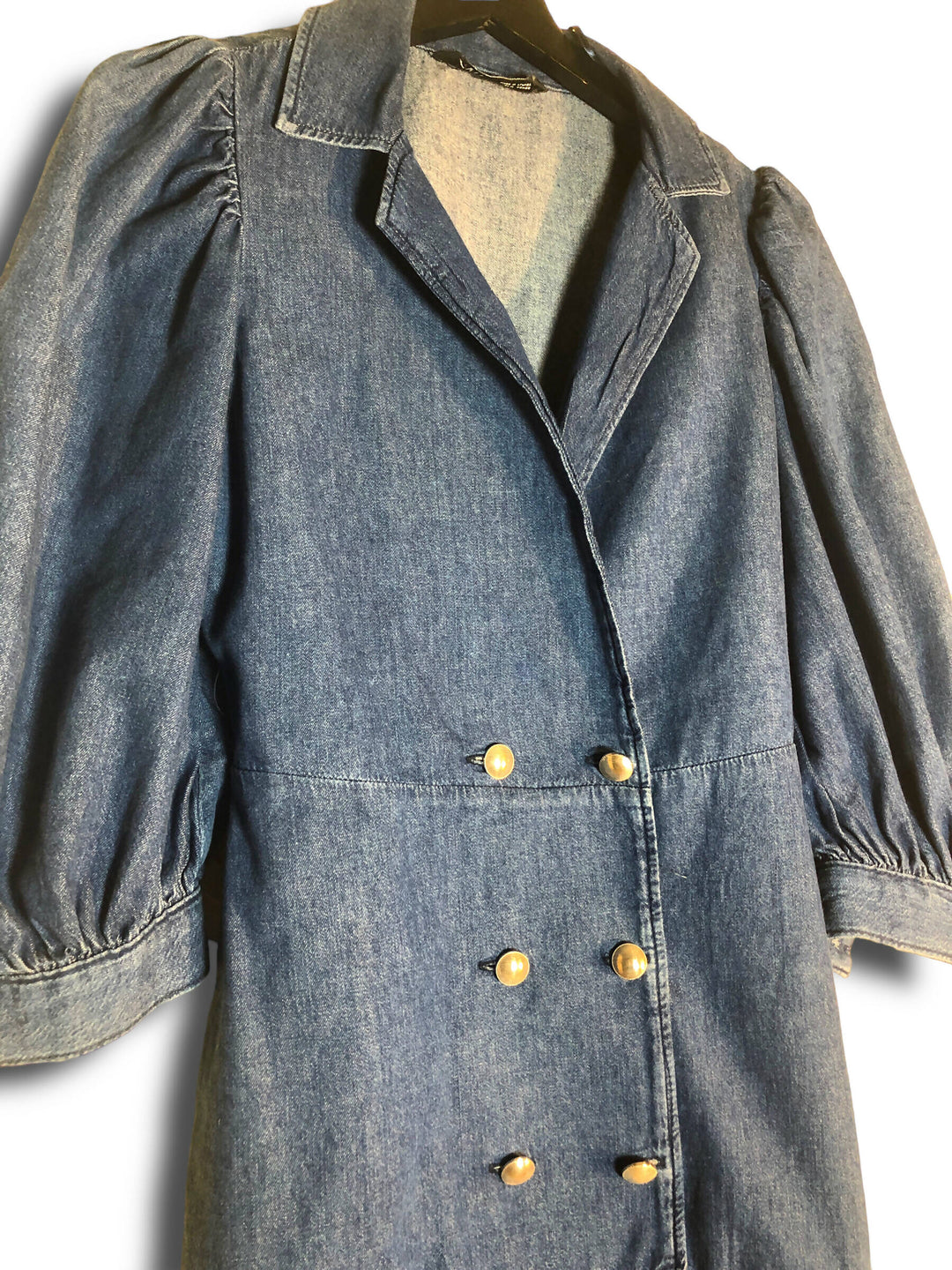 ZARA Denim Dress Size: M