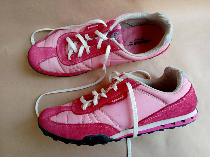 Timberland Women's Earthkeeper's Greeley Low Pink Trainers Size 39.5 EU
