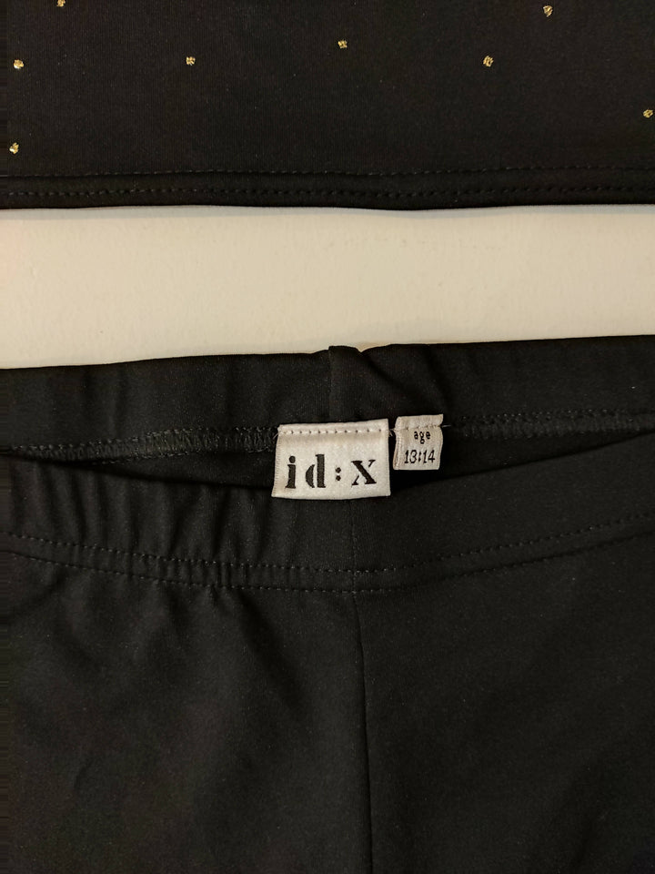 Top & Pants Black & Gold Set
