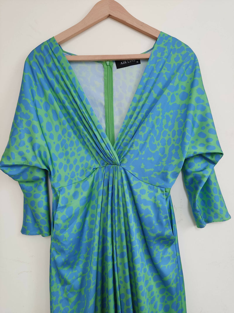 Blue & Green Dress Size 38