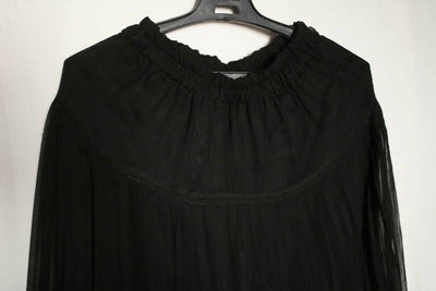 Black Chiffon Skirt