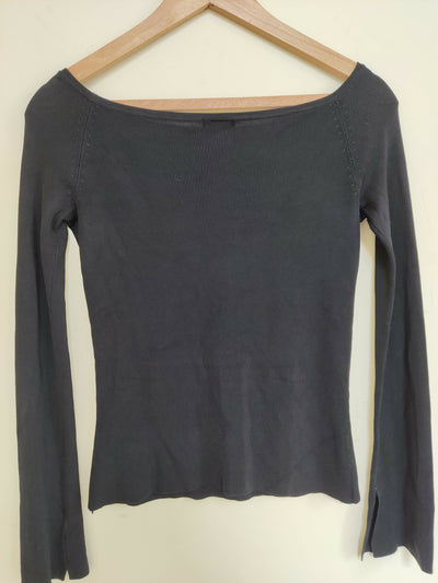 Viscosa Black MNG Top Size M