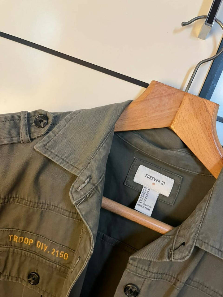 Forever 21 Green Utility Jacket