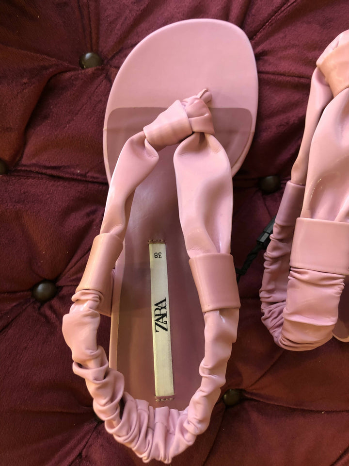 NEW Pink Zara Sandals Size 38