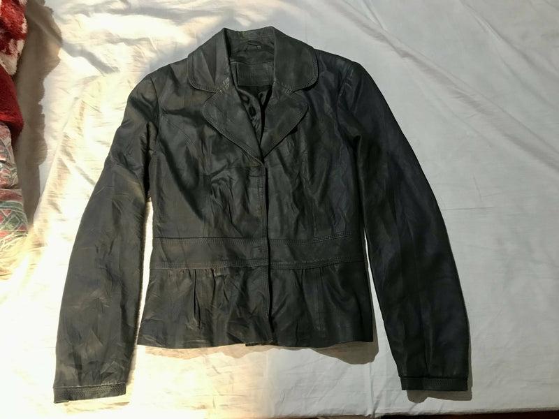 Marks& Spencer Vintage collection Leather Lamb-skin Jacket Size M