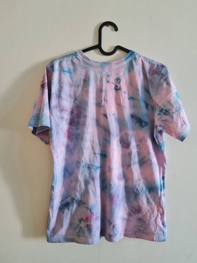 Abstract tie dye cotton T shirt Size: S/M