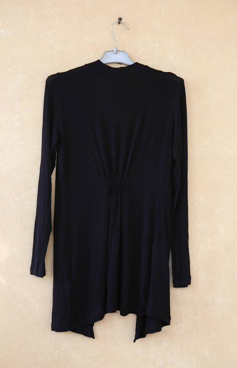 OR open front black Tunic - New with Tag