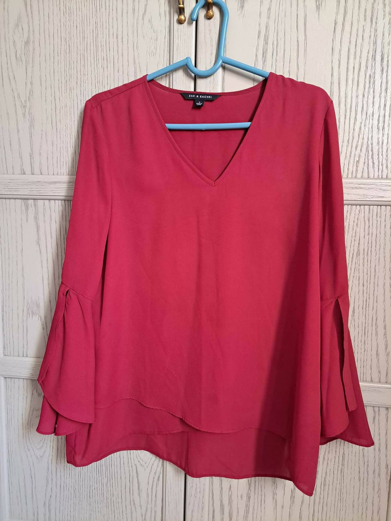 Dark Red Blouse - Size Medium