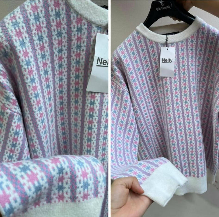 Nelly Colorful Pullover Size: L/XL NEW WITH TAG