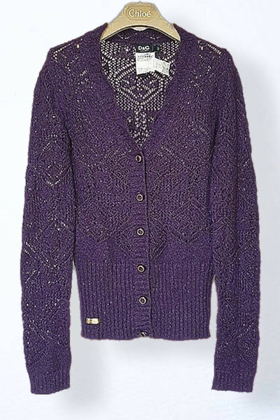 Dolce and Gabbana Wool Cardigan Size: M