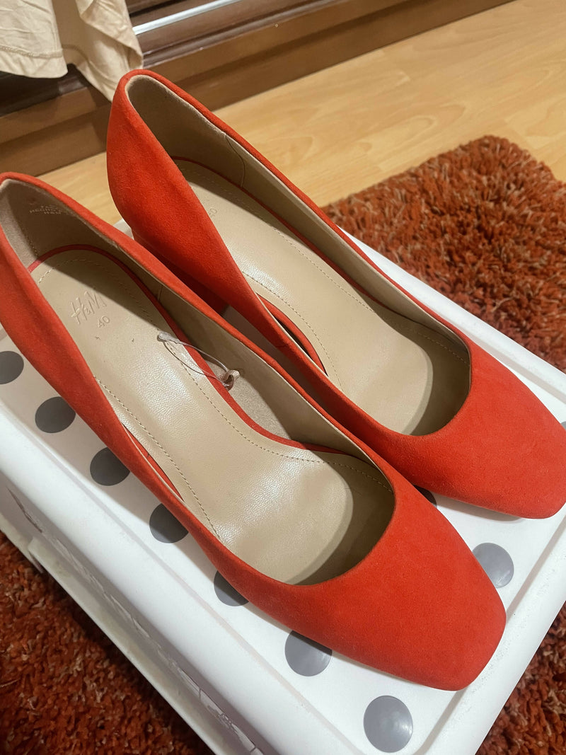 H&M Orange Heels Size: 40 NEW