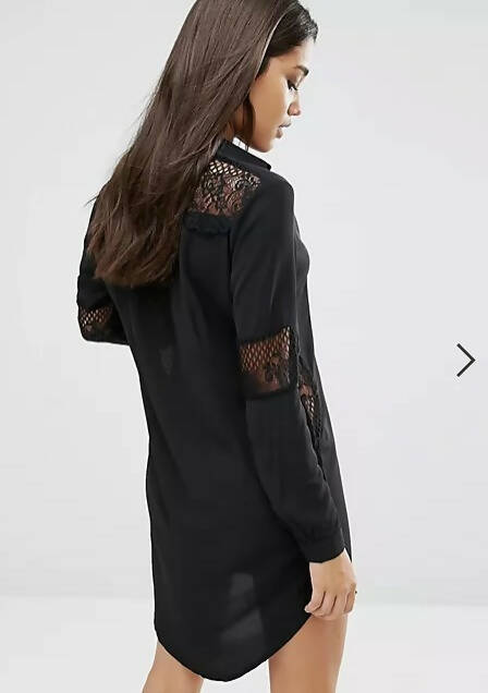 Missguided Shirt Dress Size S-M