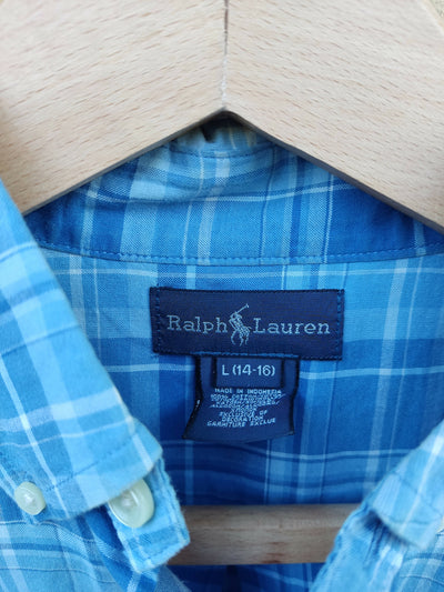 Ralph Lauren Blue Buttoned Up Shirt