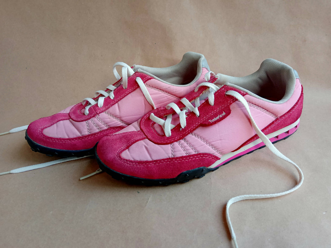 Timberland Women's Earthkeeper's Greeley Low Pink Trainers Size 39.5 EU