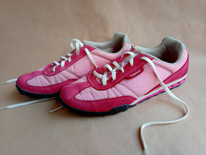 Timberland Women's Earthkeeper's Greeley Low Pink Trainers Size 39.5 EU