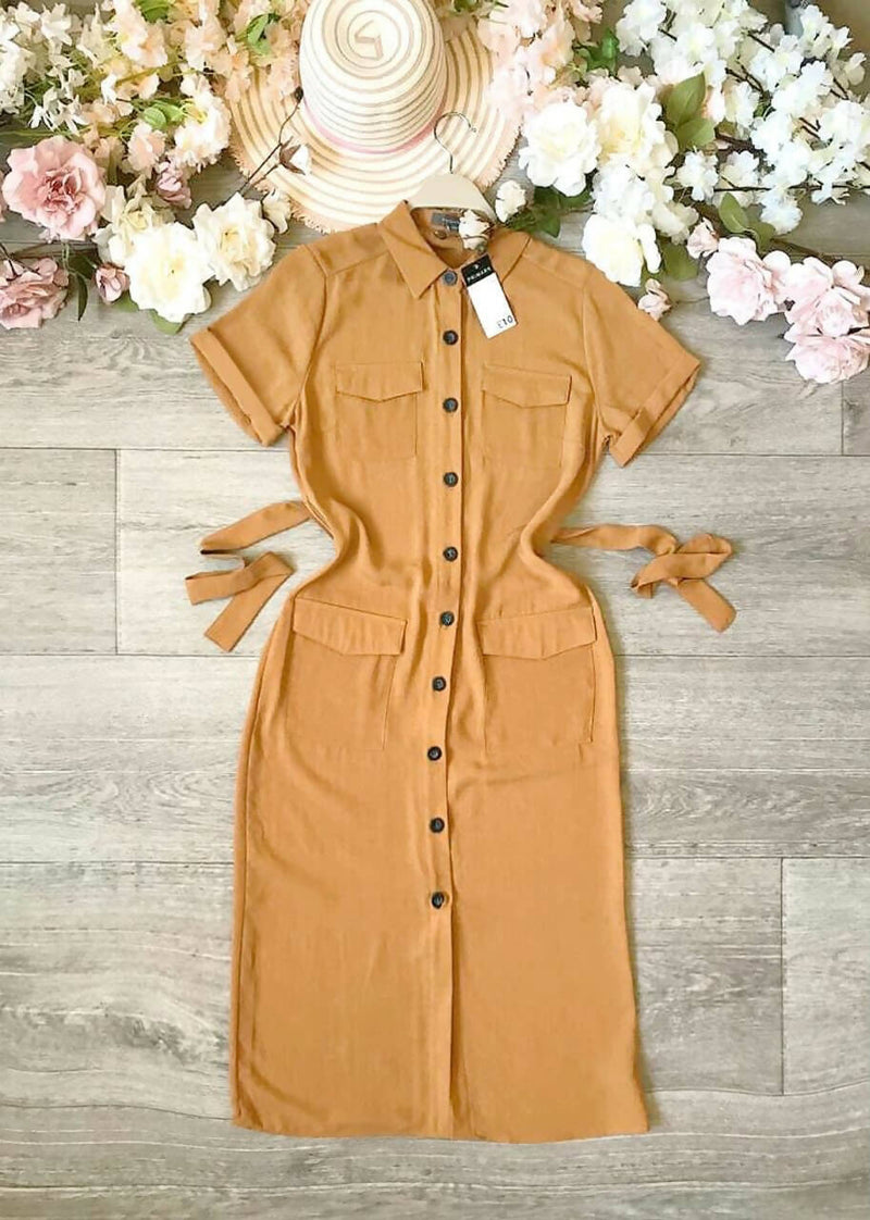 Primark Orange Dress Size S-M