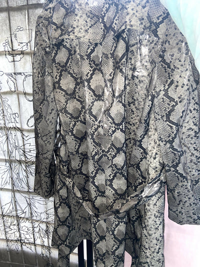 Zara Snakeprint Coat Size XS