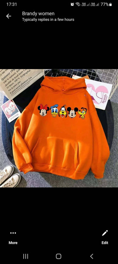 Disney Sweatshirt Size: M