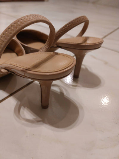 H&M Nude Slingbacks Size 37 (5CM Heel)