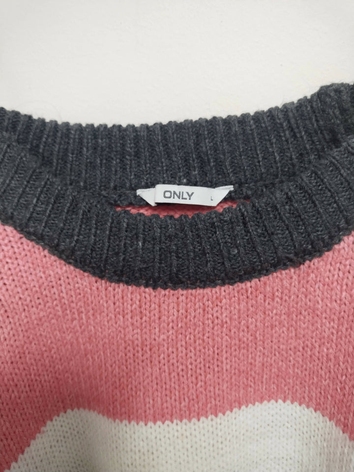 Oversize Colour Block Sweater size: L